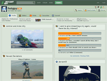 Tablet Screenshot of foolyguy.deviantart.com