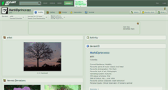 Desktop Screenshot of morbidprincezzz.deviantart.com
