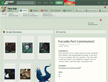 Tablet Screenshot of hey-sup.deviantart.com