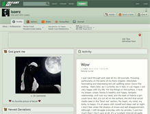 Tablet Screenshot of lozerz.deviantart.com
