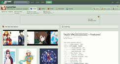 Desktop Screenshot of kumoritan.deviantart.com