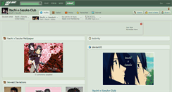 Desktop Screenshot of itachi-x-sasuke-club.deviantart.com