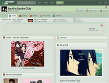 Tablet Screenshot of itachi-x-sasuke-club.deviantart.com