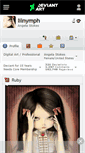 Mobile Screenshot of lilnymph.deviantart.com