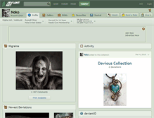 Tablet Screenshot of noko.deviantart.com