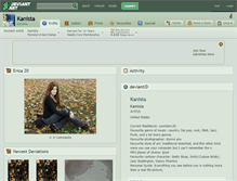 Tablet Screenshot of kanista.deviantart.com