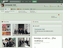 Tablet Screenshot of commander-veld.deviantart.com