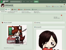 Tablet Screenshot of chibimeichii.deviantart.com