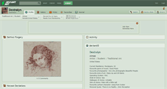 Desktop Screenshot of dextralyn.deviantart.com