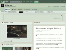 Tablet Screenshot of del-kai-boi.deviantart.com