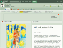 Tablet Screenshot of murbur14.deviantart.com