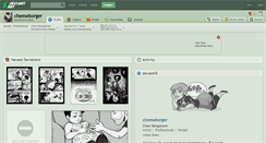 Desktop Screenshot of cheeseborger.deviantart.com