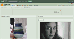 Desktop Screenshot of potterycat.deviantart.com