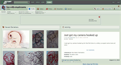 Desktop Screenshot of fun-with-mushrooms.deviantart.com