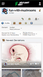 Mobile Screenshot of fun-with-mushrooms.deviantart.com