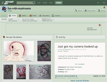 Tablet Screenshot of fun-with-mushrooms.deviantart.com