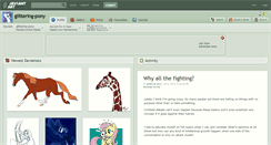 Desktop Screenshot of glittering-pony.deviantart.com