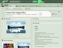 Tablet Screenshot of akom.deviantart.com