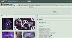 Desktop Screenshot of nemesisprimex.deviantart.com
