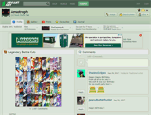 Tablet Screenshot of amastroph.deviantart.com
