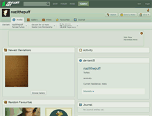 Tablet Screenshot of nazlithepuff.deviantart.com