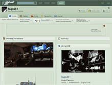 Tablet Screenshot of hugo2k1.deviantart.com