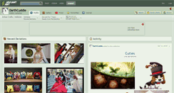 Desktop Screenshot of darthcuddle.deviantart.com