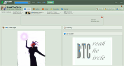 Desktop Screenshot of breakthecircle.deviantart.com