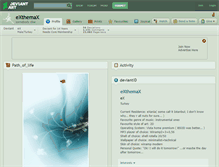Tablet Screenshot of exthemax.deviantart.com