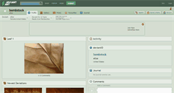 Desktop Screenshot of bombstock.deviantart.com