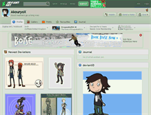 Tablet Screenshot of akouryox.deviantart.com