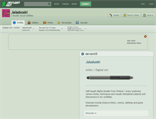 Tablet Screenshot of jalaskoski.deviantart.com