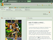Tablet Screenshot of girlglycerine.deviantart.com