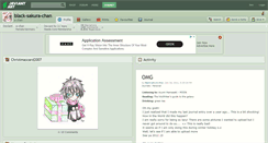 Desktop Screenshot of black-sakura-chan.deviantart.com
