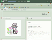 Tablet Screenshot of black-sakura-chan.deviantart.com