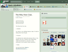Tablet Screenshot of black-x-blindfold.deviantart.com