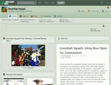 Tablet Screenshot of goomba-squad.deviantart.com