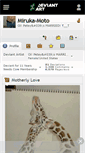 Mobile Screenshot of miruka-moto.deviantart.com