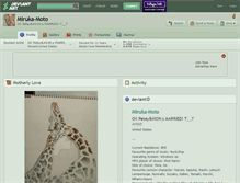 Tablet Screenshot of miruka-moto.deviantart.com