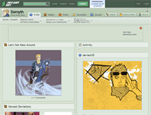 Tablet Screenshot of dornyth.deviantart.com