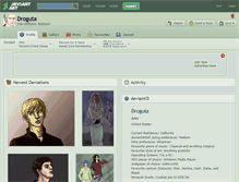 Tablet Screenshot of droguta.deviantart.com