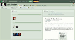 Desktop Screenshot of love-literature.deviantart.com