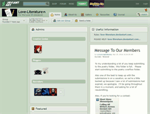 Tablet Screenshot of love-literature.deviantart.com