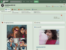 Tablet Screenshot of intothewild142.deviantart.com