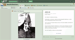 Desktop Screenshot of beautifulsketches.deviantart.com