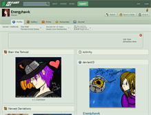 Tablet Screenshot of energyhawk.deviantart.com