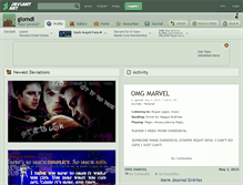Tablet Screenshot of glomdi.deviantart.com