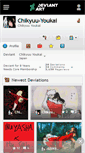 Mobile Screenshot of chikyuu-youkai.deviantart.com