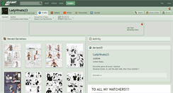 Desktop Screenshot of ladyhinata23.deviantart.com