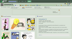 Desktop Screenshot of cartuneslover16.deviantart.com
